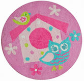 Jiggle & Giggle Bird House Round Rug